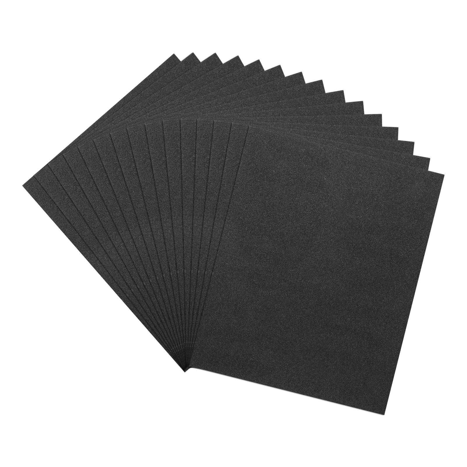 15 Pcs 80 Grit Dry SandPapers, 9 x 11 Inch Sand Papers