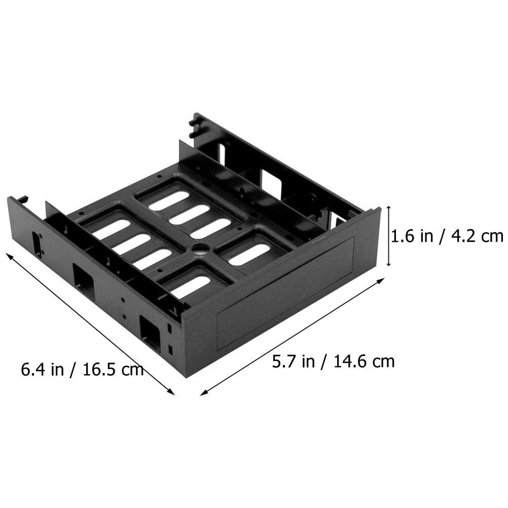 Uonlytech HDD Bracket 3.5 Drive Cage Bay Internal Black