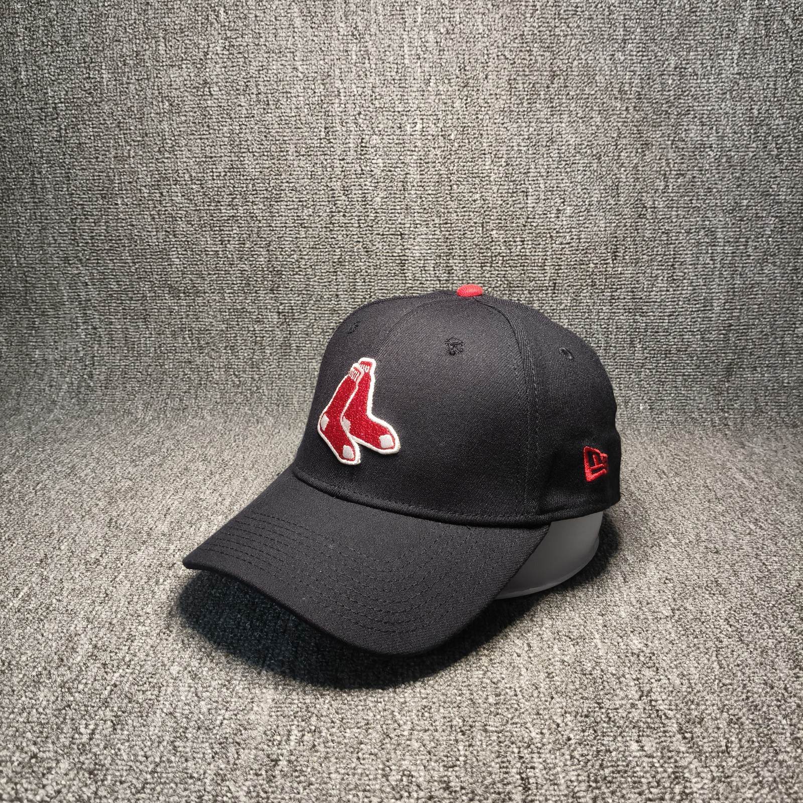 New Era Boston Red Sox 39THIRTY MLB Baseball Cap Navy Blue Strapback Hat