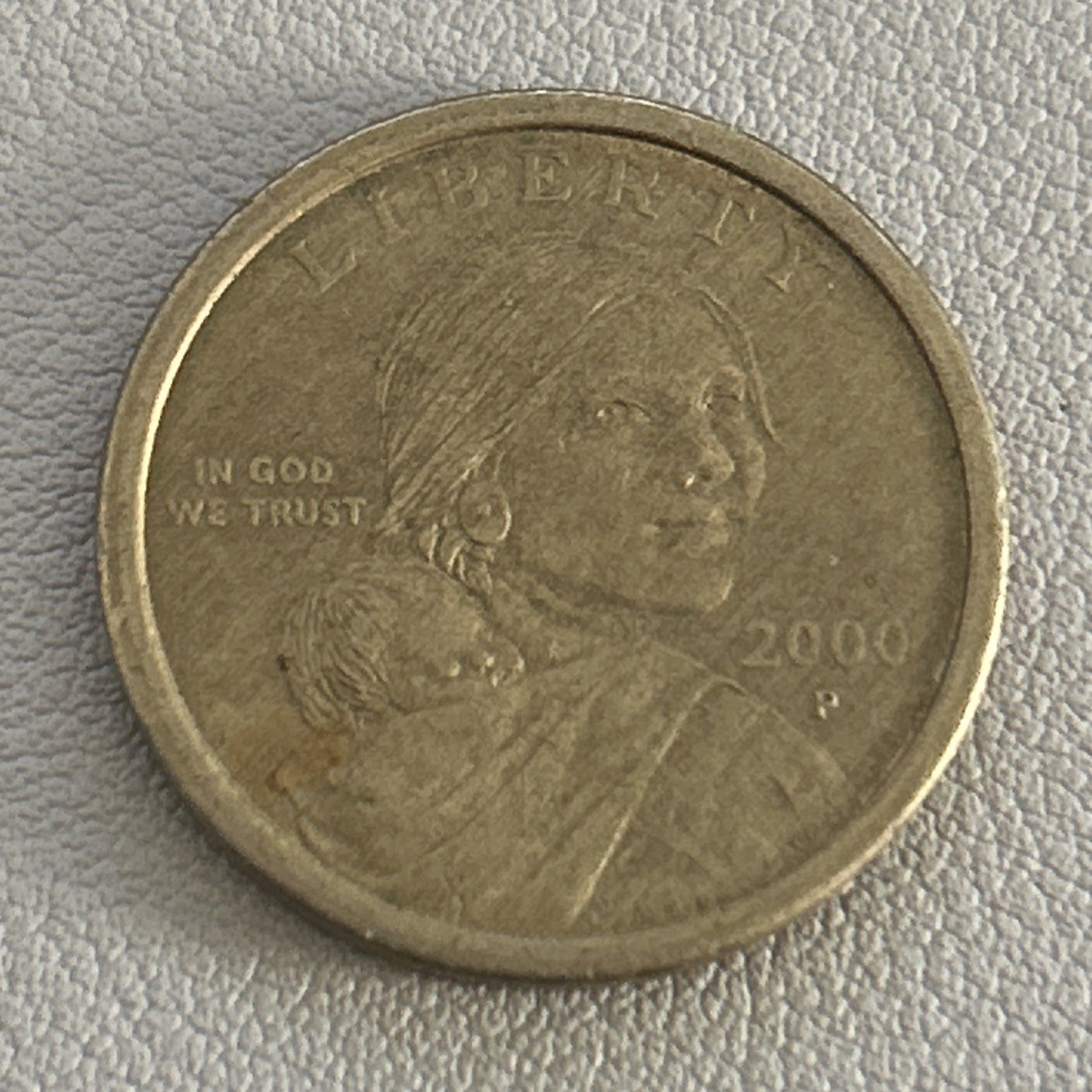2000 Sacagawea Dollar P Mint Rare Error Coin.
