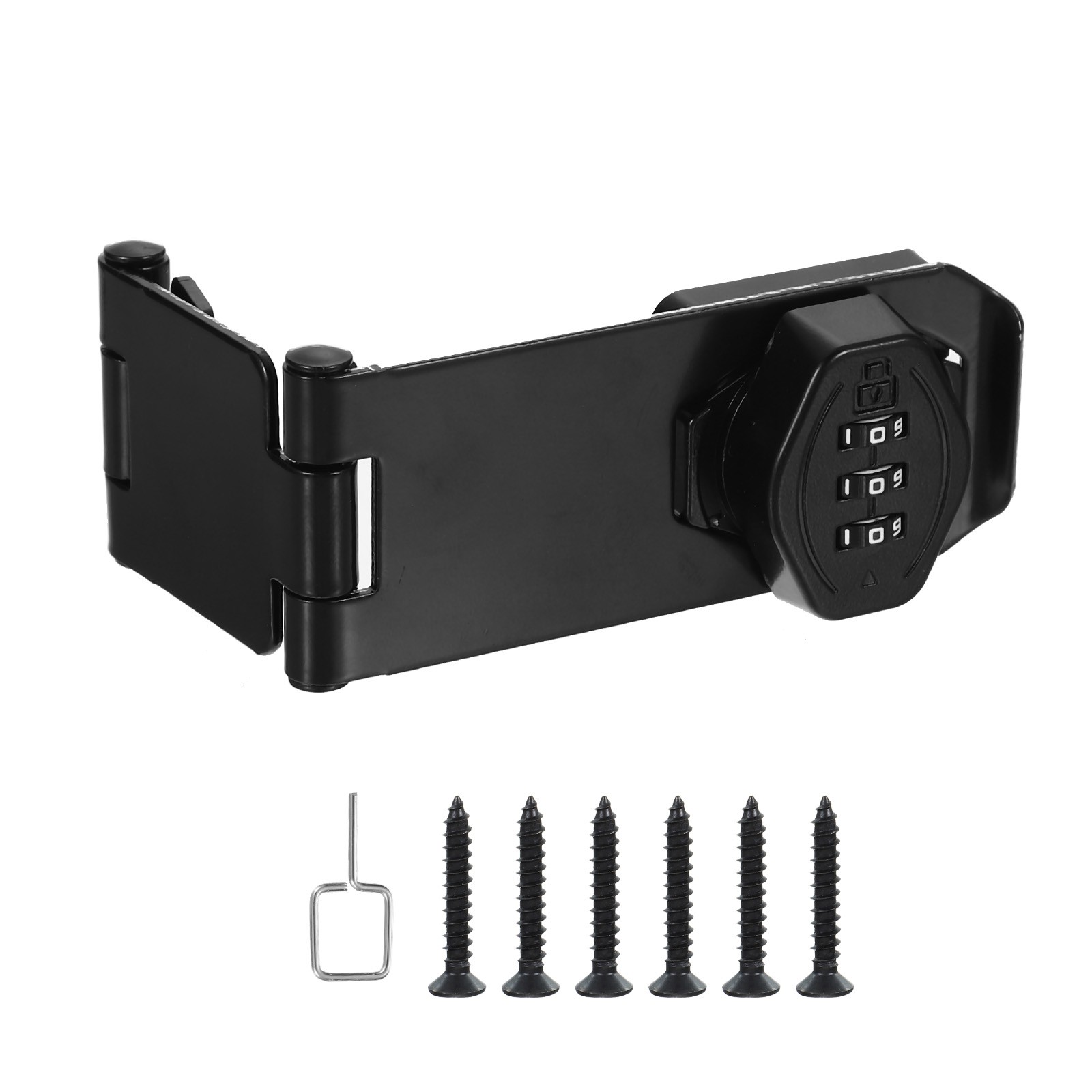 For combination swivel lock security door black 3 digits