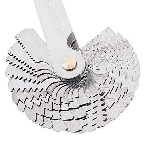 ChgImposs Metric & Imperial & US Screw Gauge SAE Whitworth 55 Degree & Metric 1