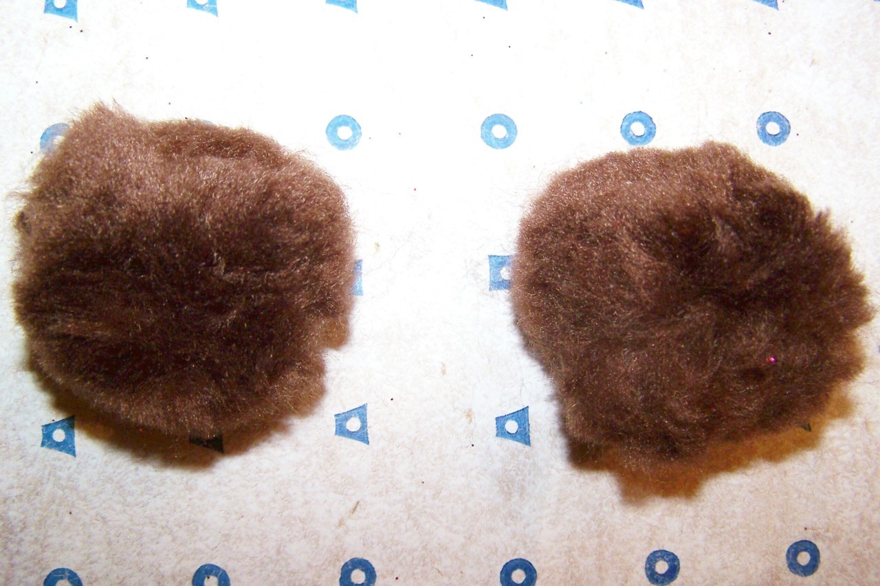 One Pair 2 AQHA Legal Show Parade Mounted Shooting Horse Equine Ear Plugs Brown