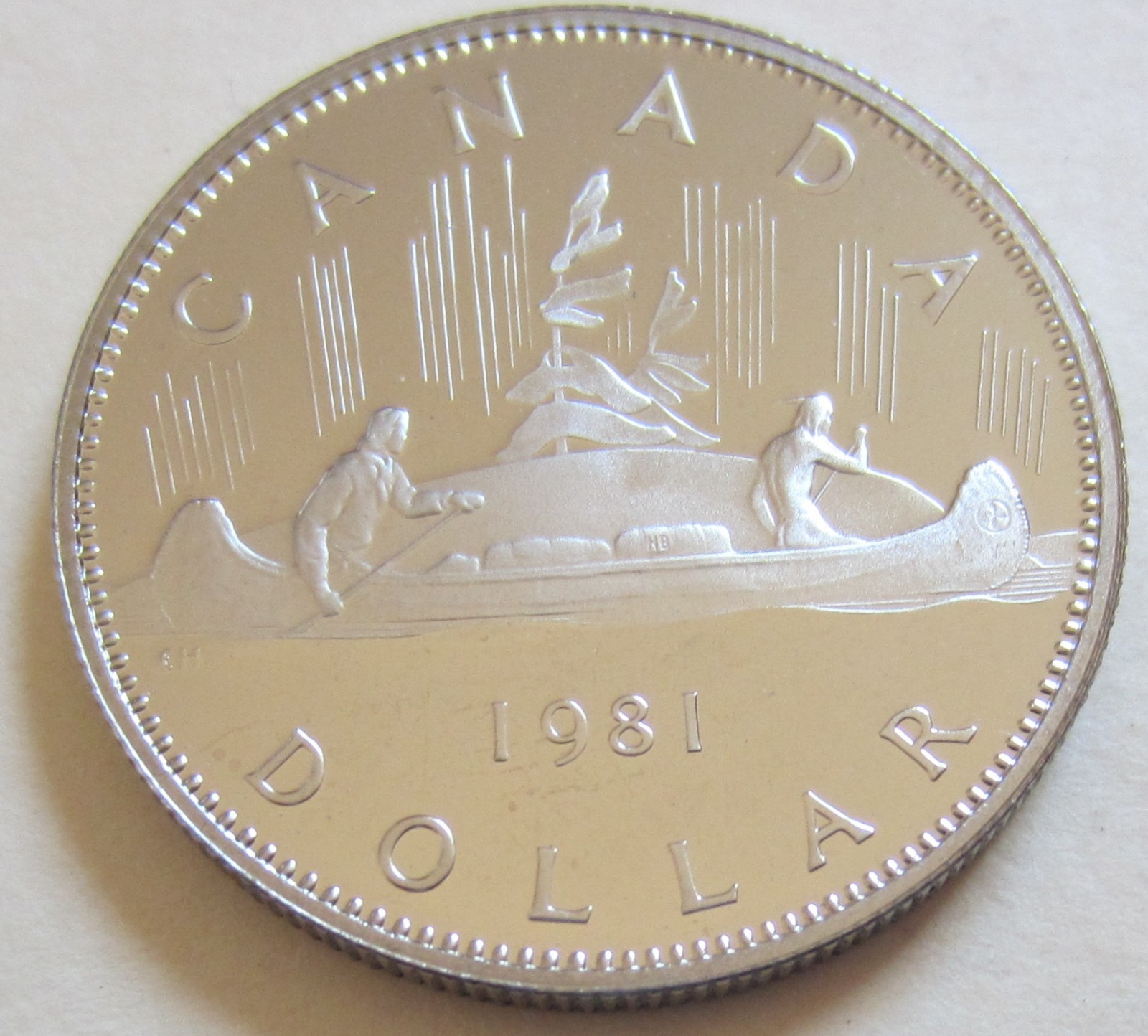 1981 Canada PROOF Nickel One Dollar Coin UNC $1
