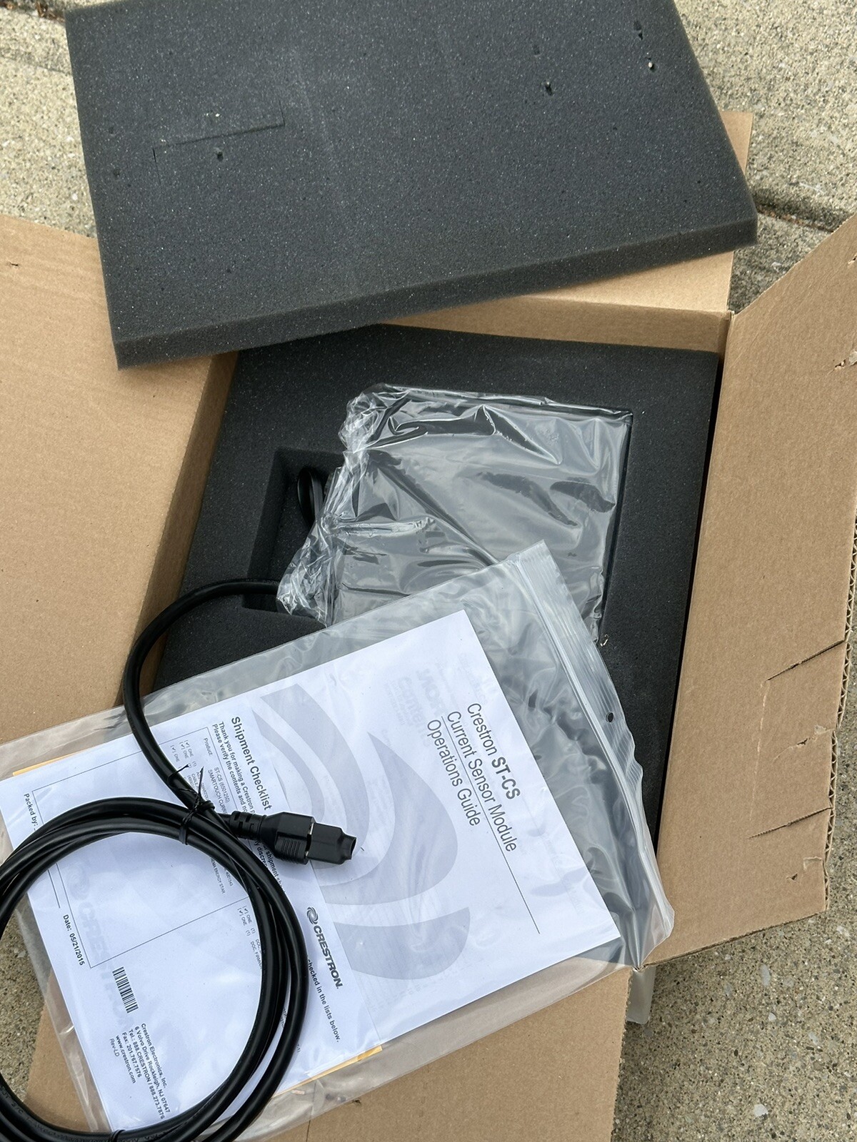 Crestron ST-CS 6501250 Current Sensor Sealed Box New