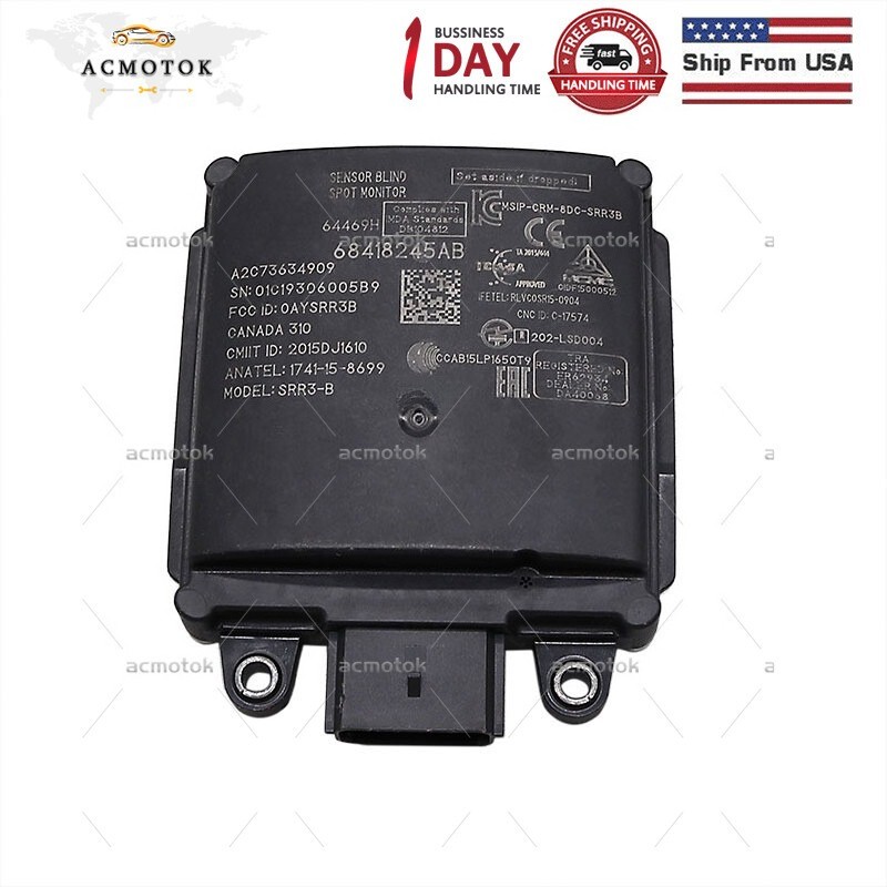 Blind Spot Detection Sensor For 2016-2020 Dodge Durango 68418245AB 68265570AE