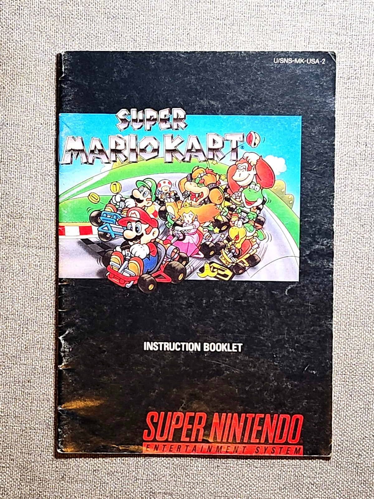 Super Mario Kart Instruction Manual Only - SNES Super Nintendo