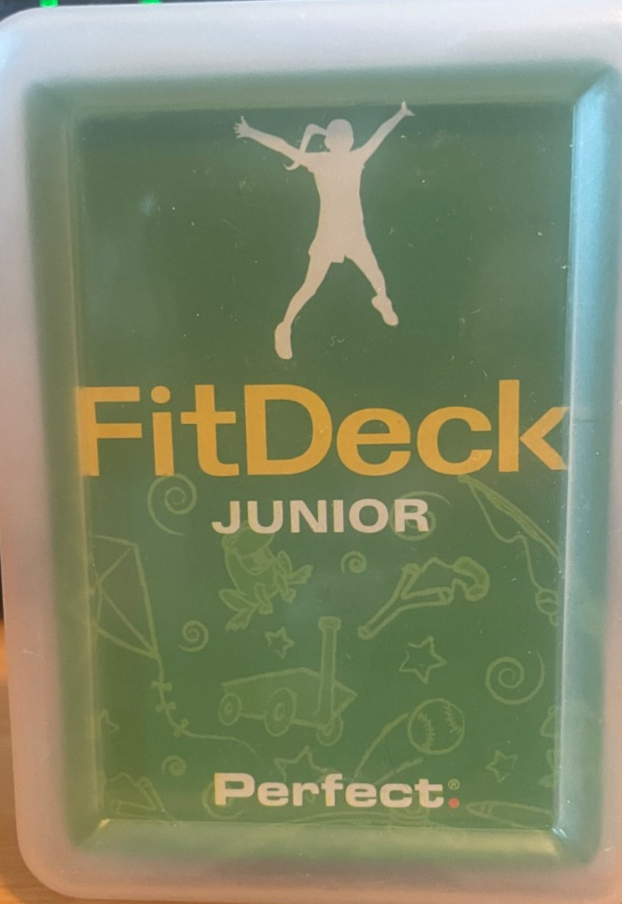 FITDECK JUNIOR  Philosophy Exercise Playing Cards NEW Training Gym for Kids+