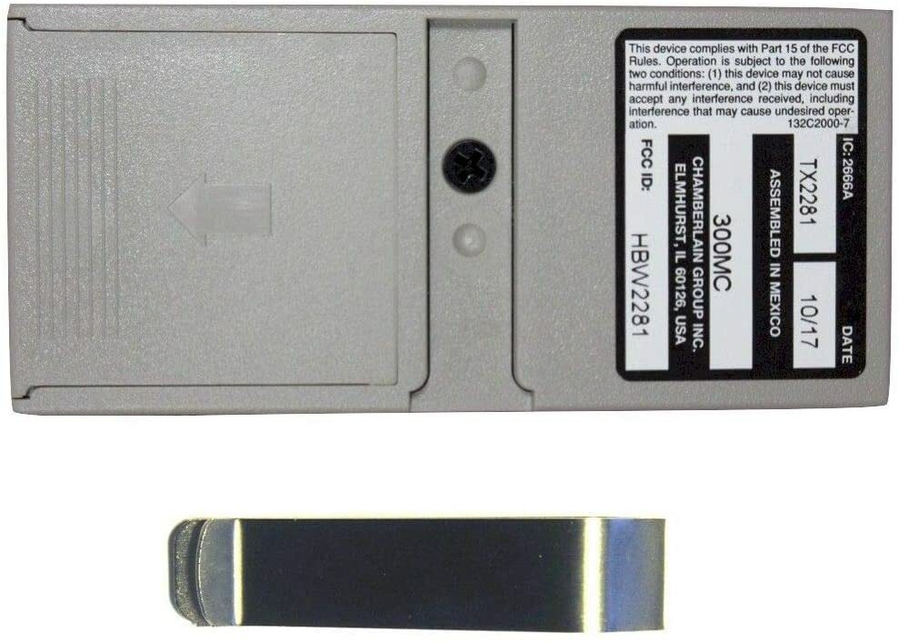Liftmaster Chamberlain 300MC Dip Switch Remote Control 5 - Pack