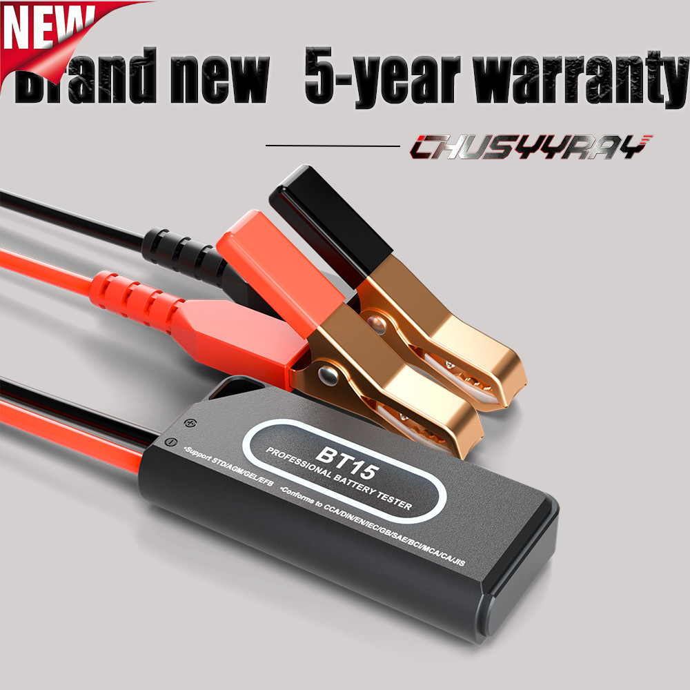 BT15 Battery Tester Charging Cranking System Tester with Bluetooth 5.1