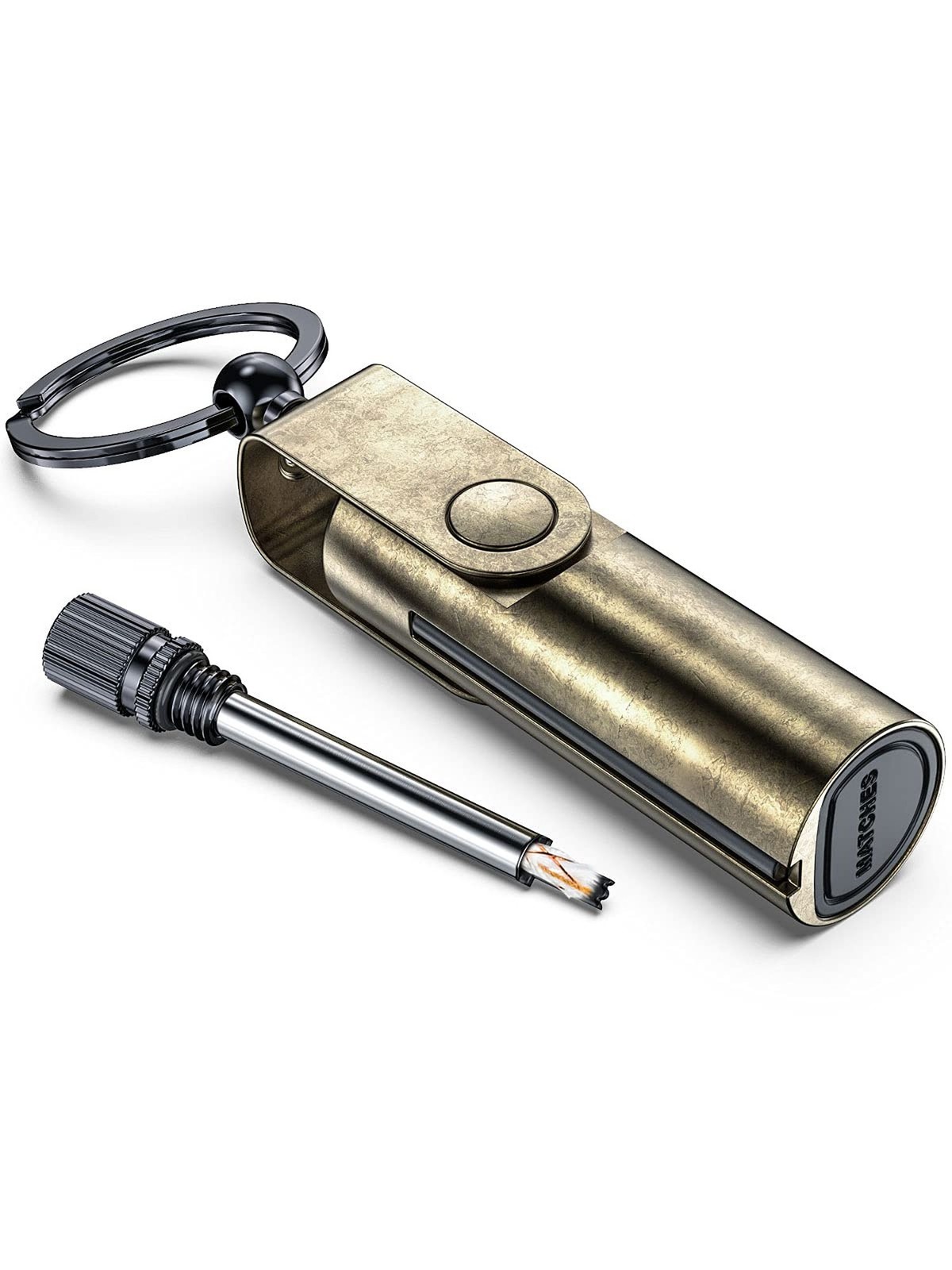 VVAY Permanent Match, Waterproof Trench Forever Match Survival Fire Starter K...