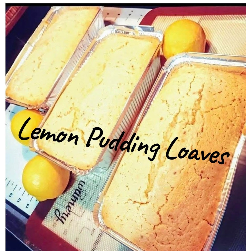 Tangy Lemon Pudding Bread Cake. 8.5 x 4.5 Loaf