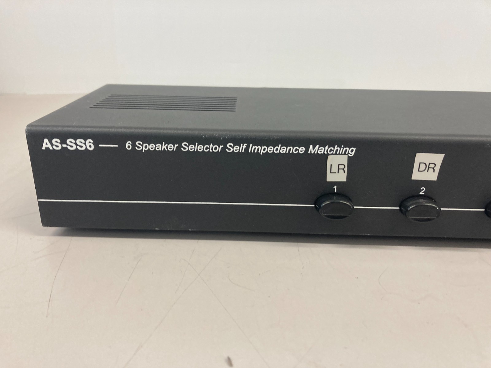 AS-SS6 - 6 Speaker Selector Self Impedance Matching