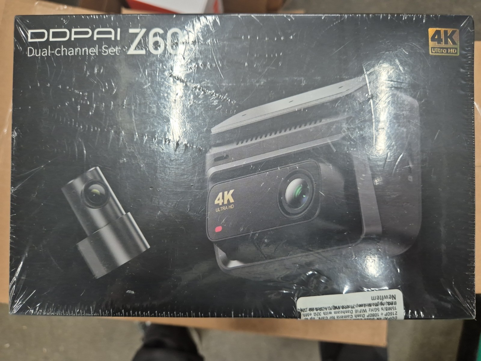 DDPAI 4K Dash Cam Front and Rear, Built-in 32G eMMC Dual Dash Camera,