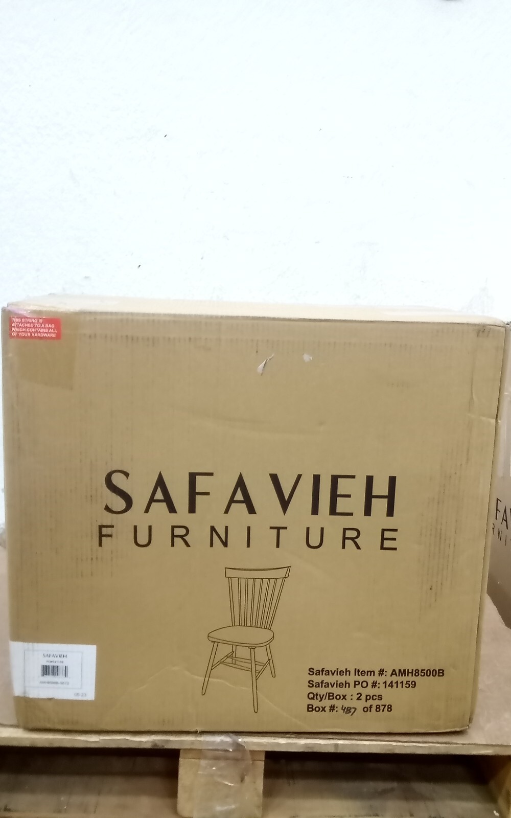 Safavieh PARKER SPINDEL SIDE CHAIR, Reduced Price 2172725898 AMH8500B