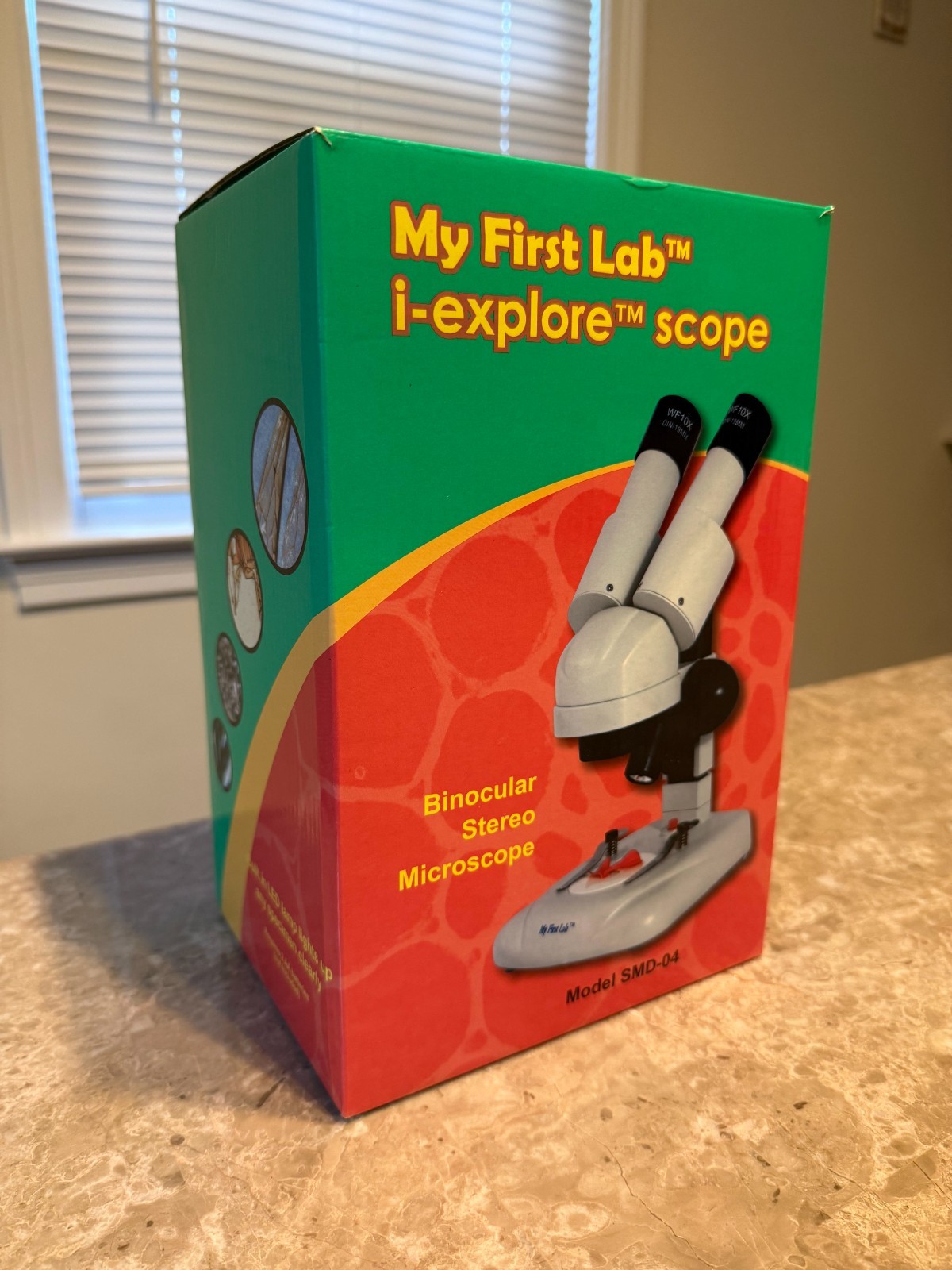 My First Lab i-explore Scope SMD-04 Microscope with 20x Zoom and Petri Slides