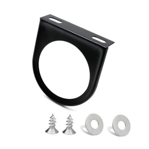 Universal Car Black Single Gauge Mount Bracket Pod, 2-1/16" 52mm Gauge