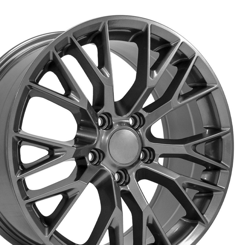 OEW Fits 18x8.5 19x10 Gunmetal Corvette C7 Z06 Wheels of Rims Chevy