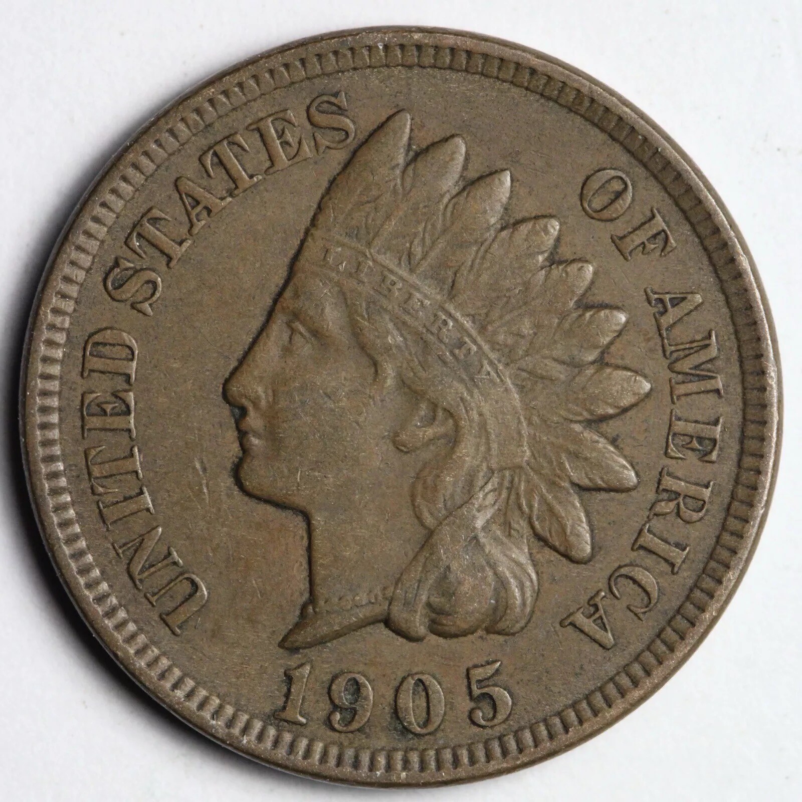 1905 Indian Head Cent Penny VF / XF SHARP LIBERTY