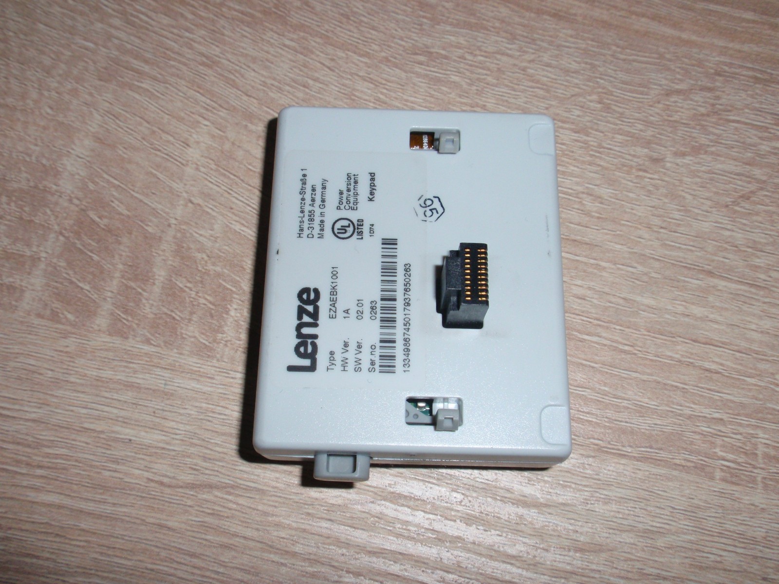 LENZE EZAEBK1001 Keypad panel