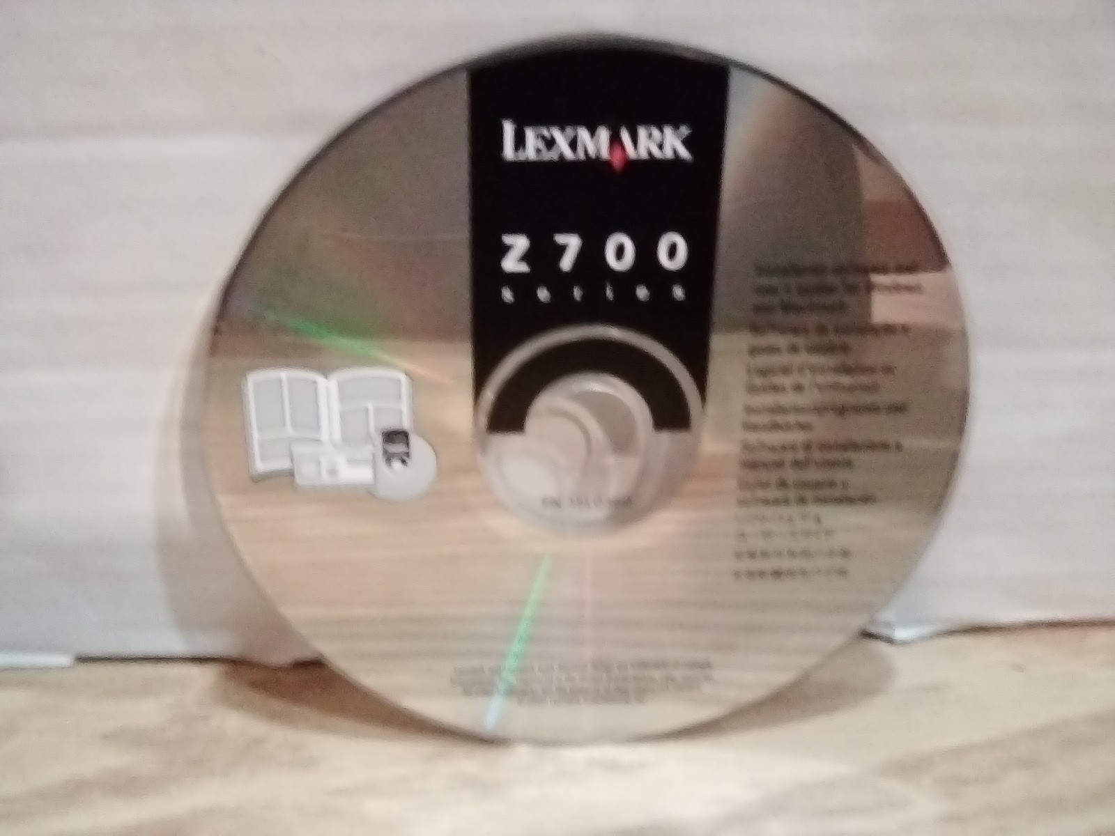Lexmark Z700 Series Printer Software/User Guide CD PC/Mac 2003