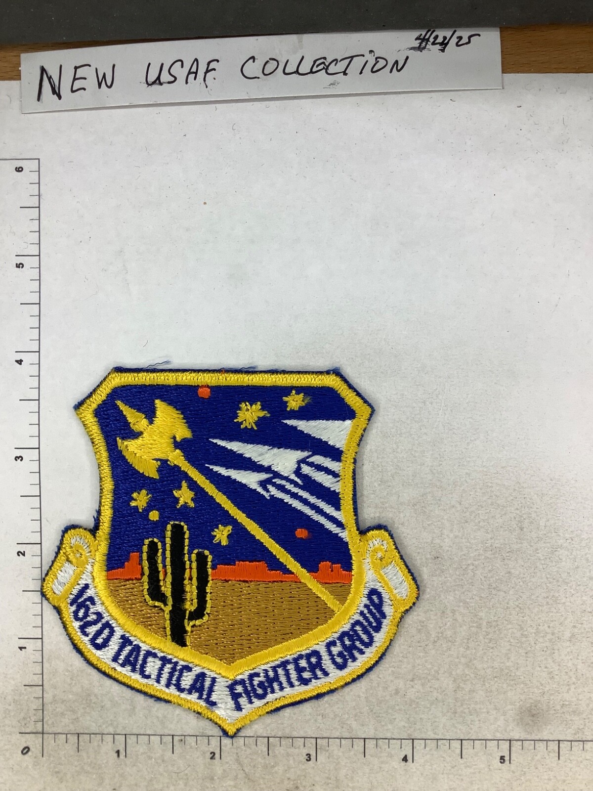 USAF 162nd TACTICAL FIGHTER GROUP SQUADRON PATCH