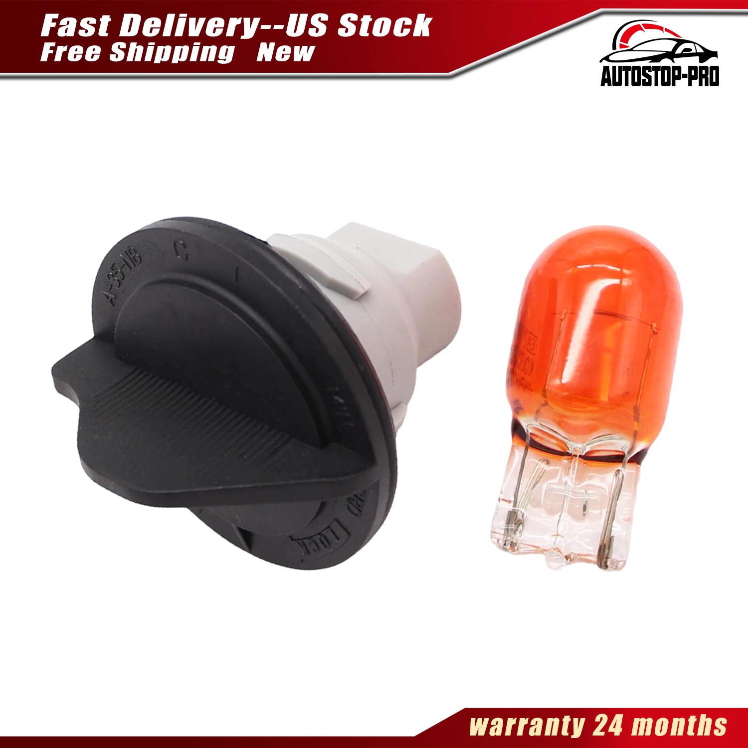 Turn Signal Light Socket Plug With Bulb For Chevy Blazer Tahoe Suburban 84987048