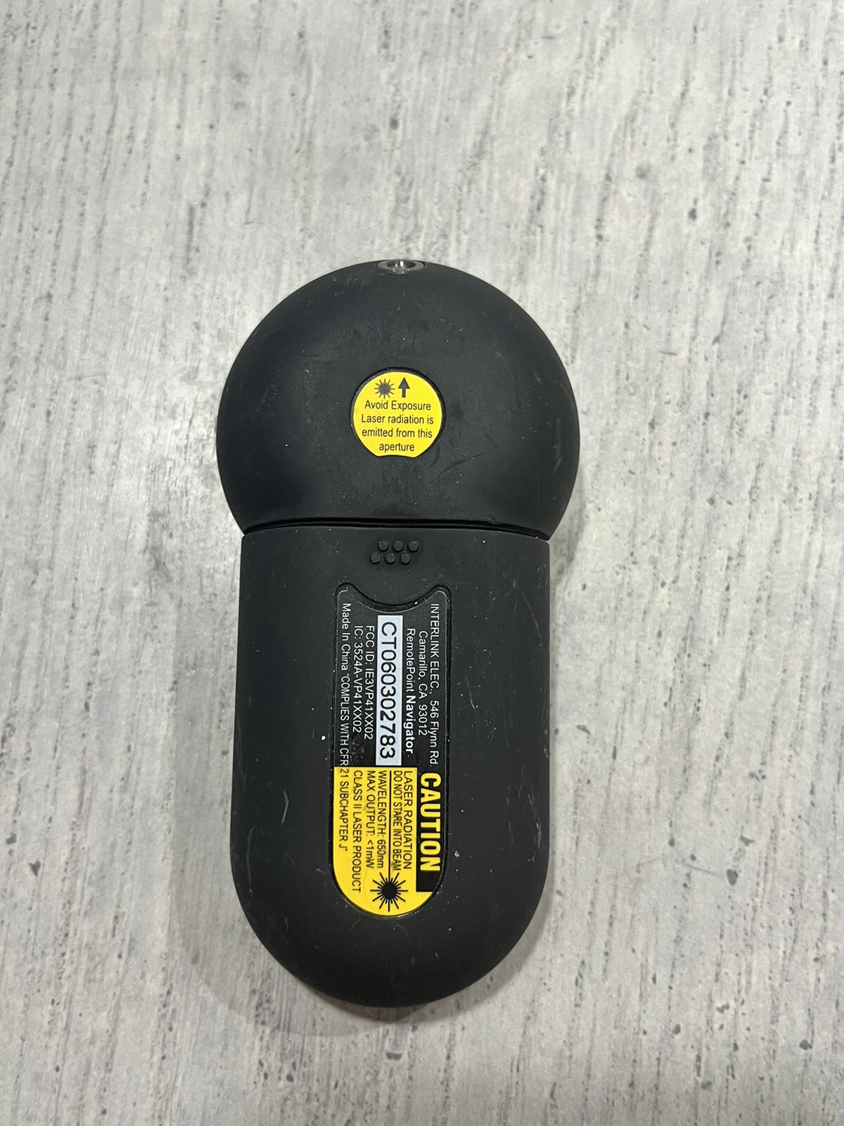 Interlink Electronics RemotePoint Navigator Remote Only Laser Pointer