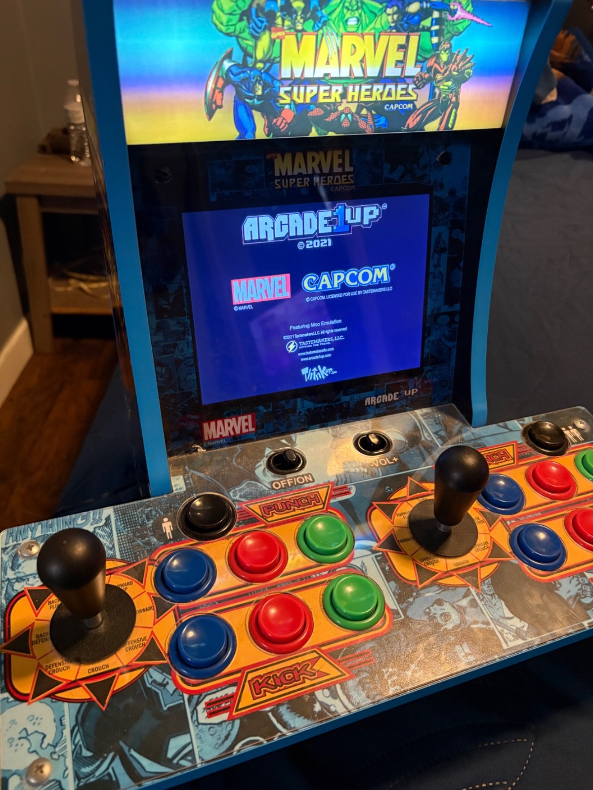 1up Marvel arcade game
