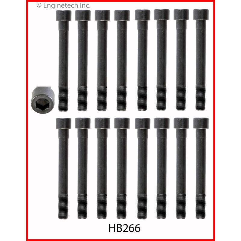 Enginetech Engine Cylinder Head Bolt Set HB266;