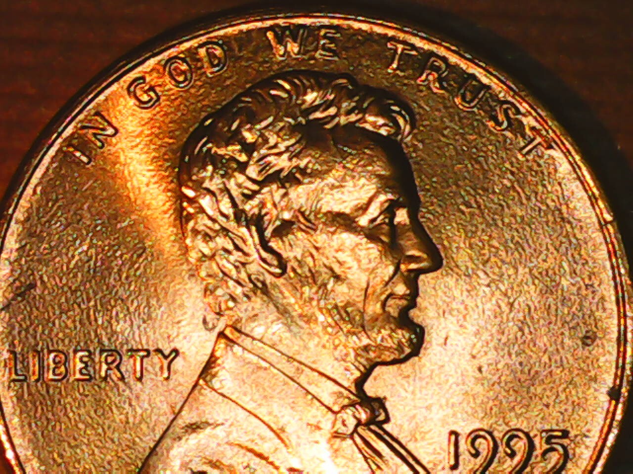 1995 Penny Struck Through Reverse