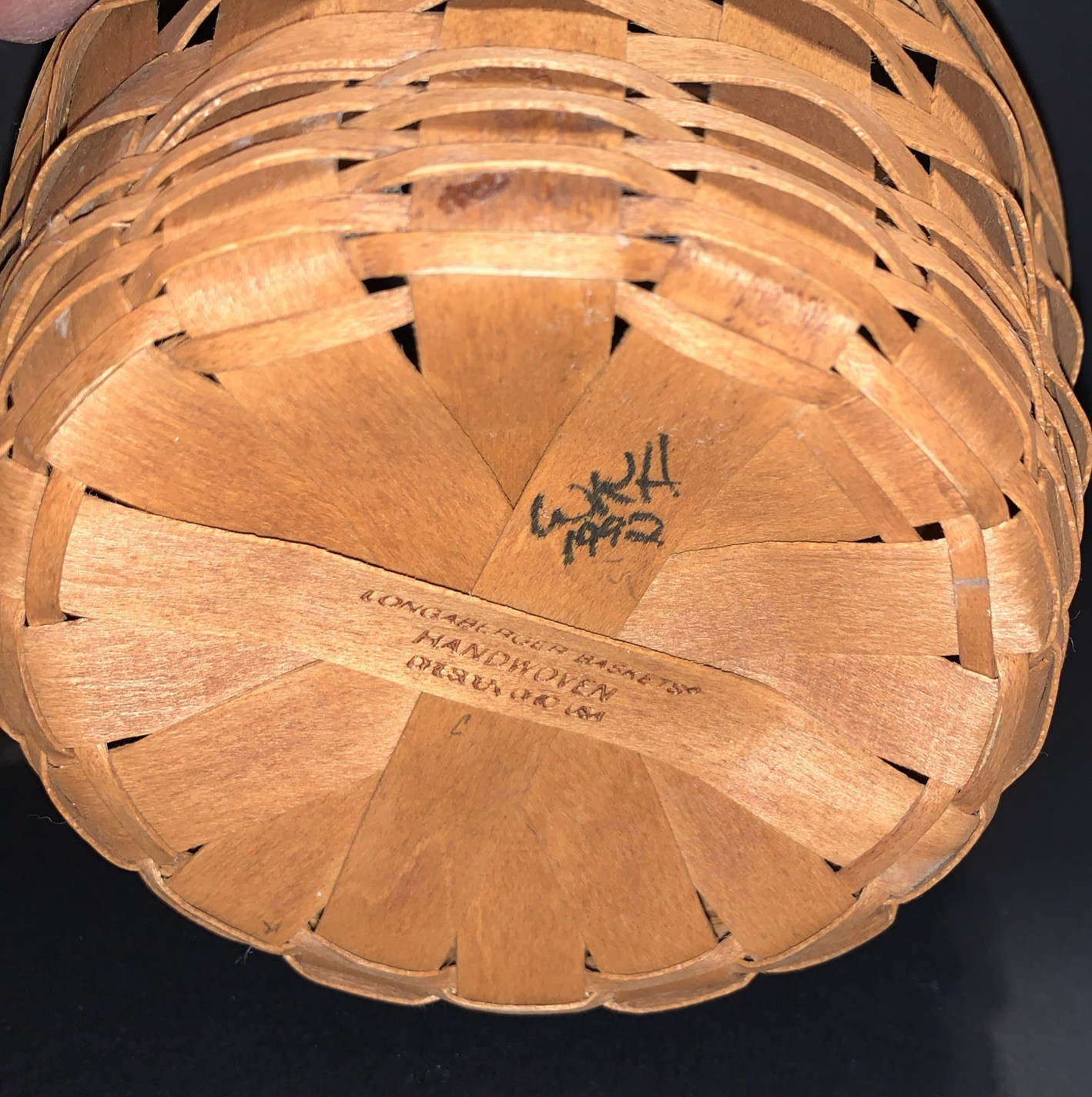 Vintage Longaberger 1992 Discovery Basket 1492-1992 - 5700AO