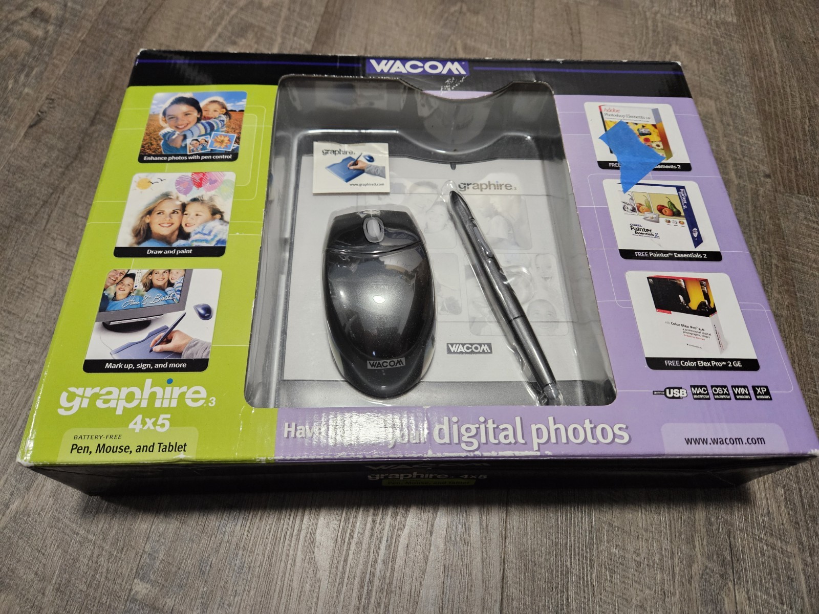 wacom graphire 3 graphic pad 4x5