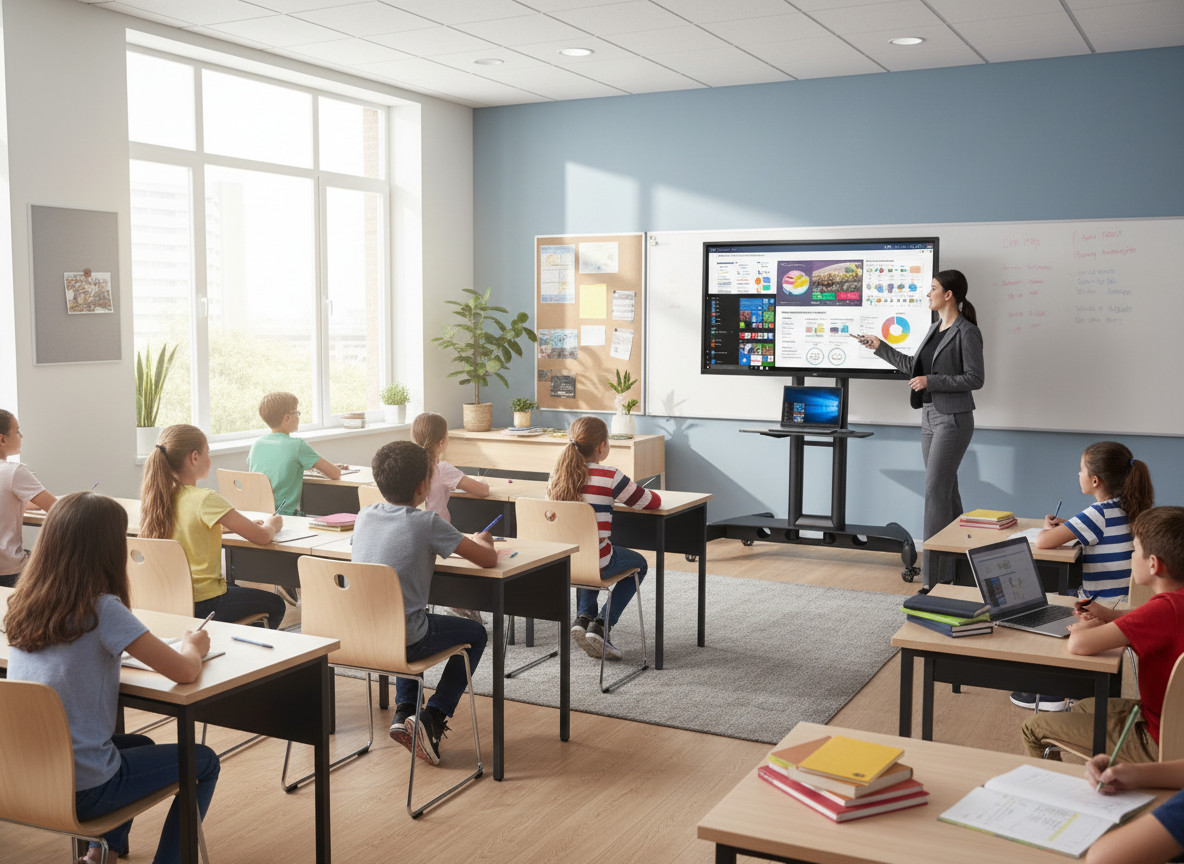 Dell 70" Smart board Interactive Whiteboard with Mobile Stand