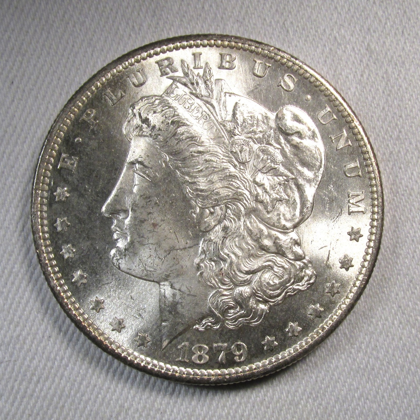 1879-S Silver Morgan Dollar CH UNC Coin AM714