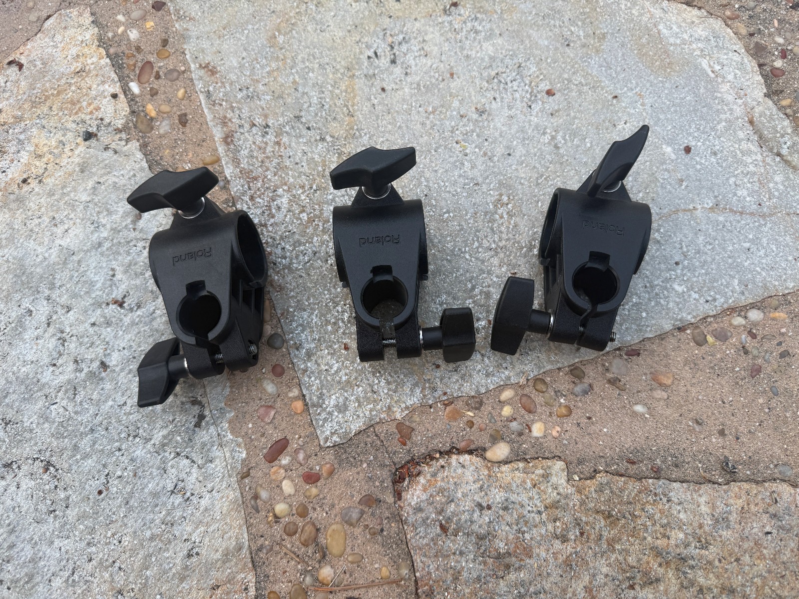3 PACK Roland MDS-9 MDS-4 tom clamps cymbal rack mounts