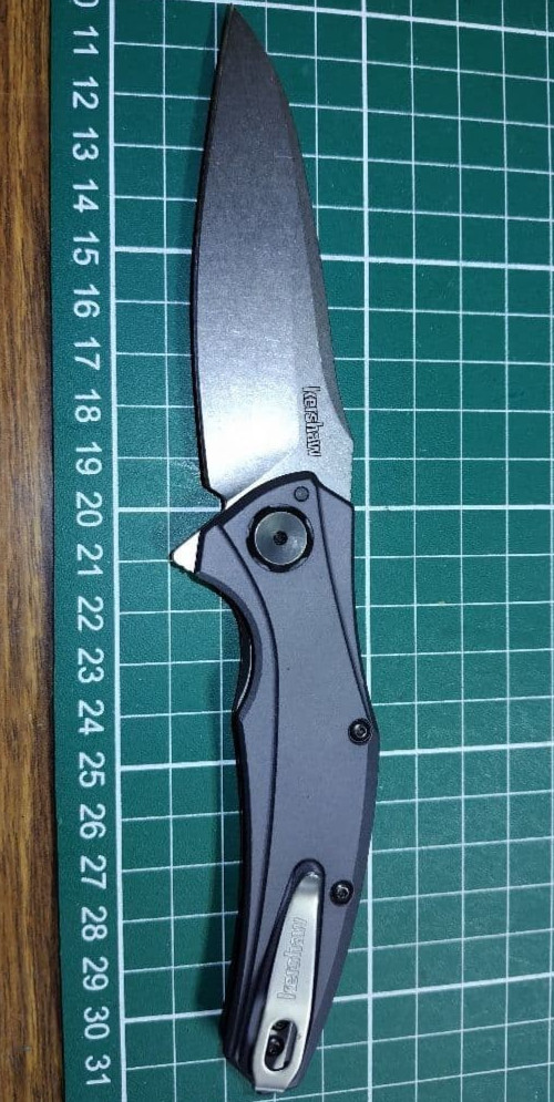 Kershaw 7777 Bareknuckle Folding Knife Sandvik Stainless Steel USA Pocket Knife
