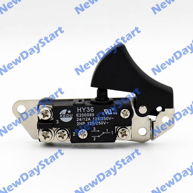 KEDU HY36 Electric Angle Grinder Pushbutton Switches for Drill Trigger 2HP 120V