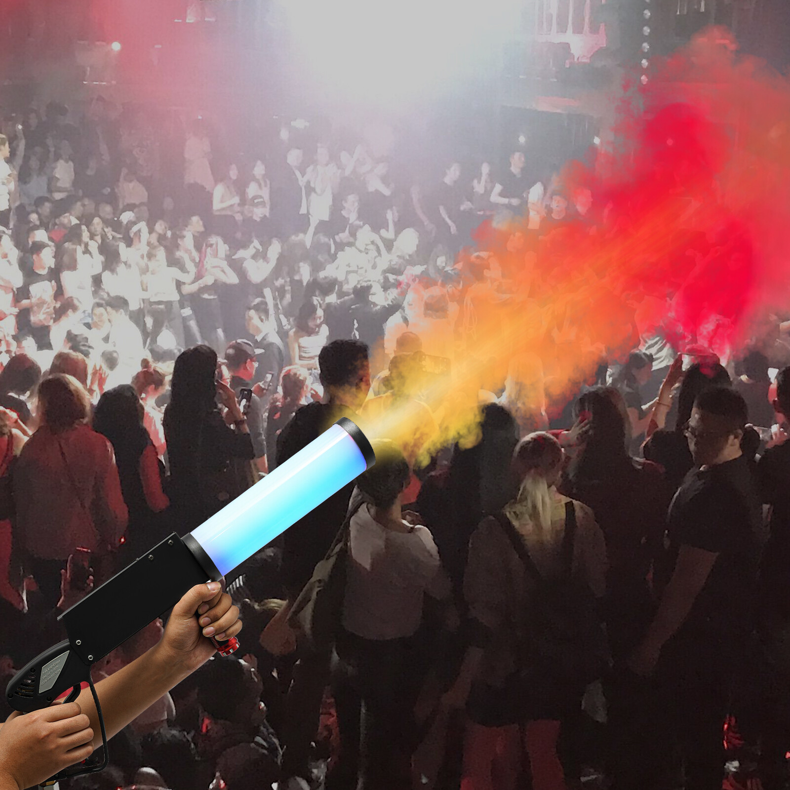 CO2 Cannon CO2 Handheld DMX Blaster DJ Disco Stage 50W C02 Jet +3M CO2 Hose Sale