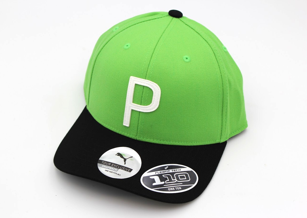 NEW Puma Throwback P 110 Snapback Irish Green Adjustable Golf Hat Cap