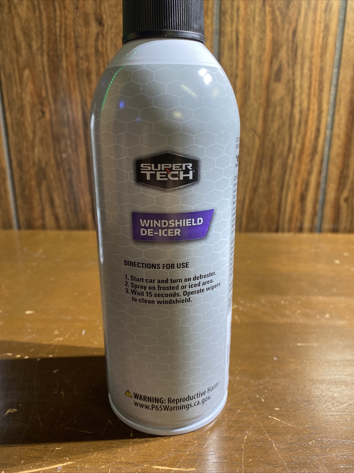 2-New Canisters Super-Tech Windshield De Icer, De-Icer Spray 11oz.Melts Ice.