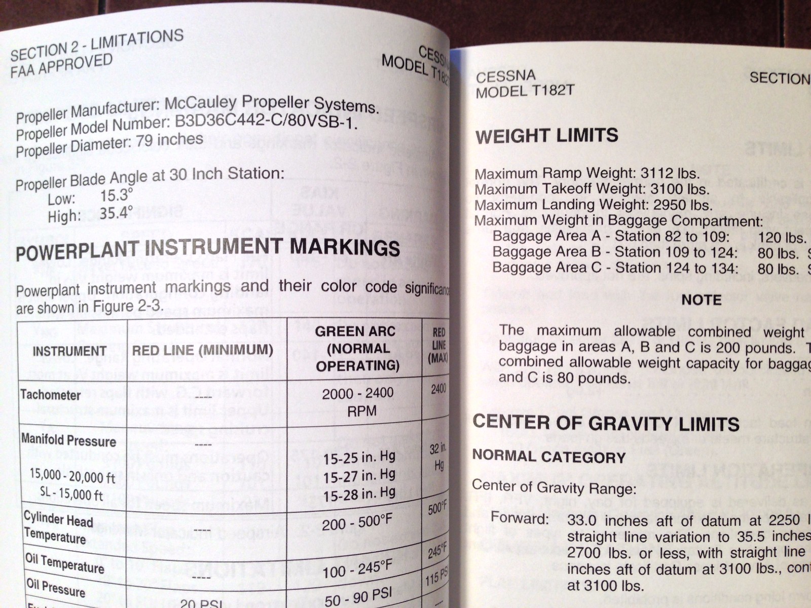 Cessna T182T Pilot's Information Manual