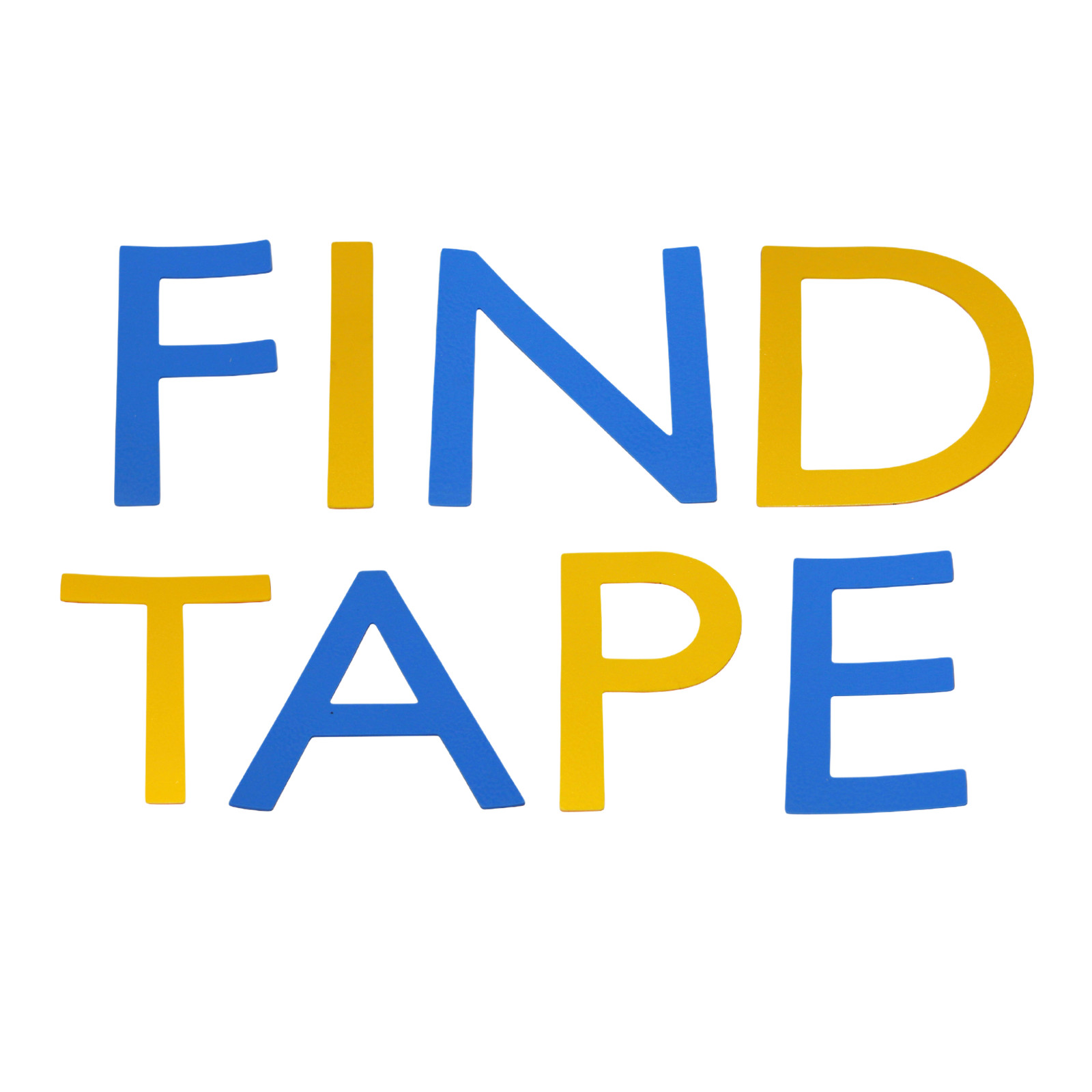 FindTape Marking Letters: 3.7 in. (Yellow)
