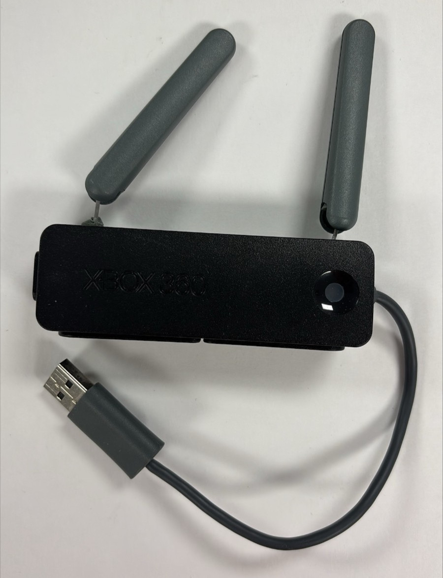 Microsoft Xbox 360 OEM Wifi Wireless Adapter Tested Works Poor Condition *Read*