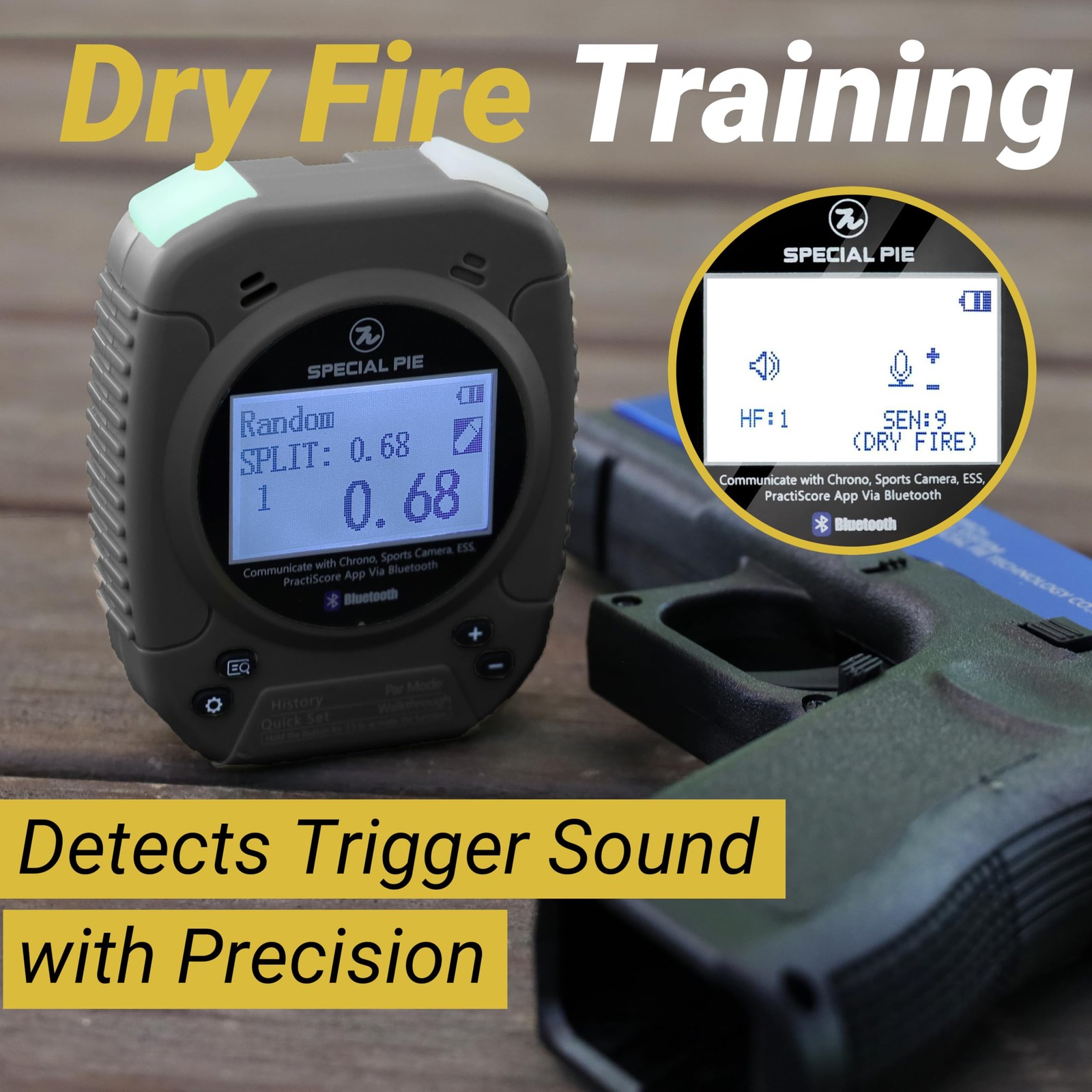 Shot Timer for Shooting - Shot Timer for Training with Dry Fire Practice, Aut...