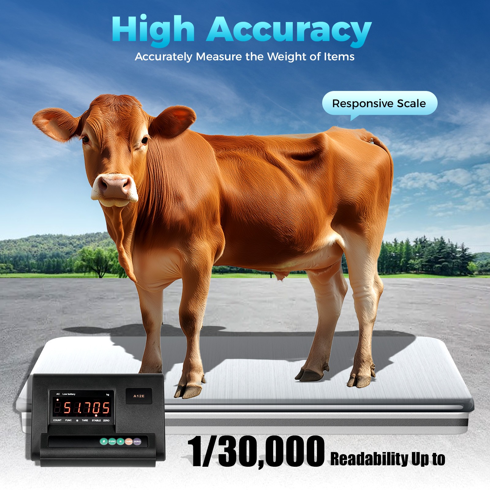 Livestock Load Cell Scale Kit For Cattle Sheep Goat Chute Pallet Scale Platform