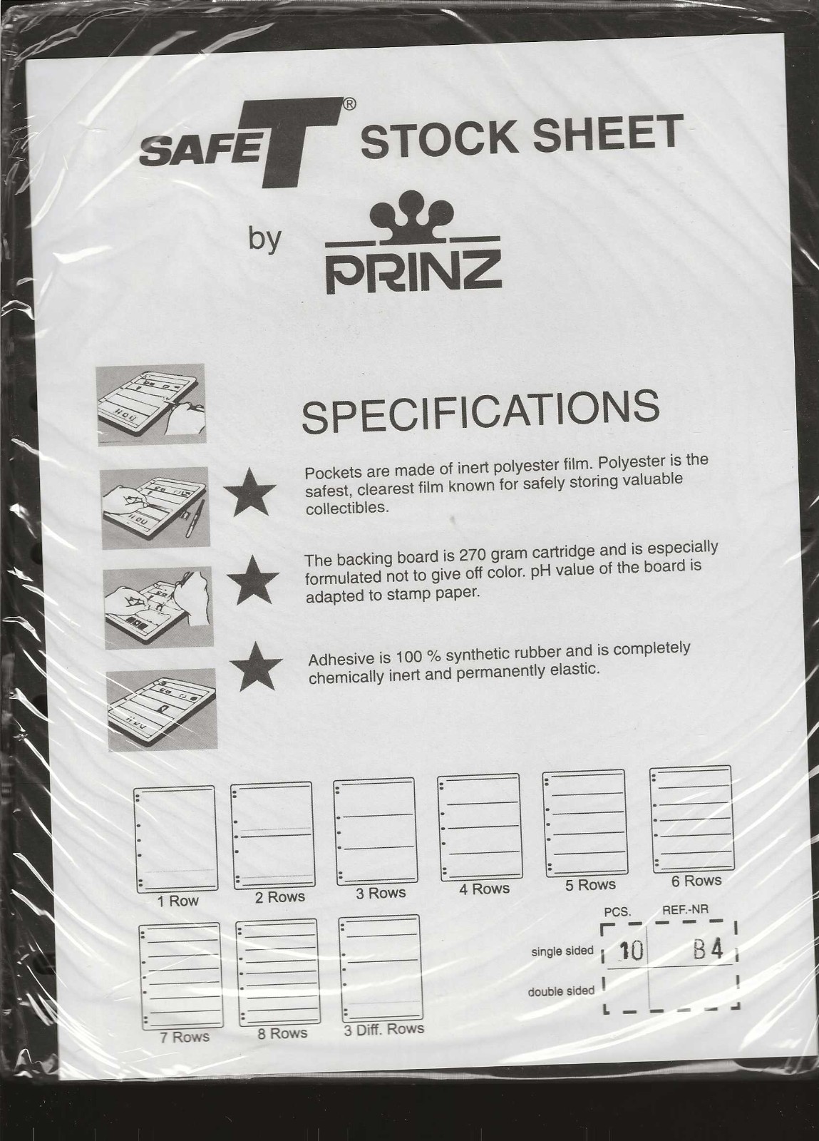 Safe-T Stock Pages - Single Sided - B4
