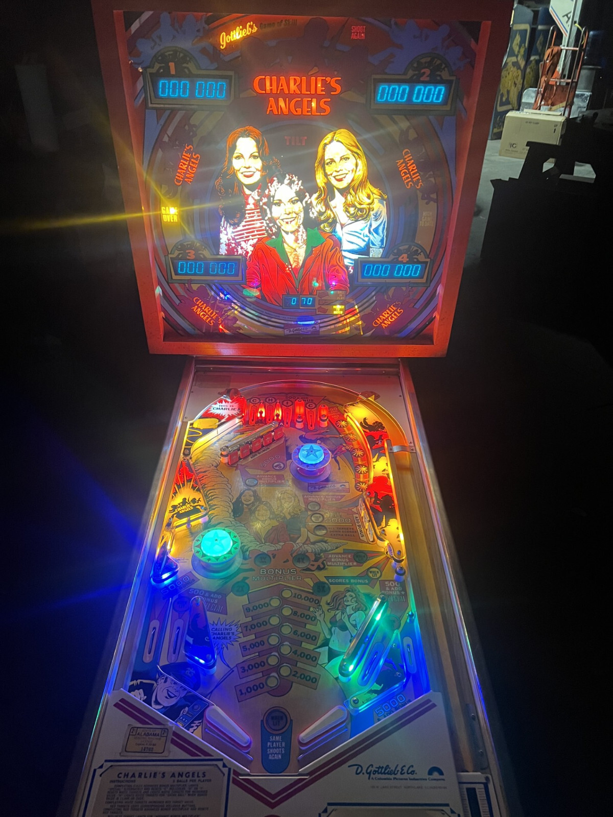 CHARLES ANGLES- NON GHOSTING Lighting Kit custom SUPER BRIGHT PINBALL LED KIT