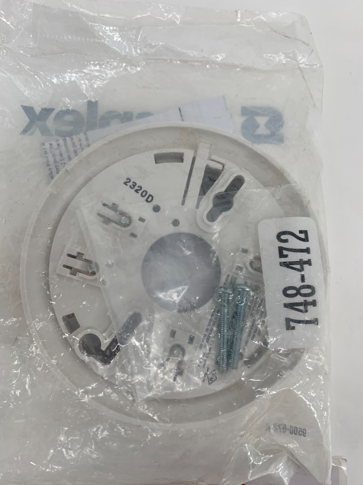 Simplex PID 4098-9788 Part No: 0677-104 2-Wire Base w/Remote LED