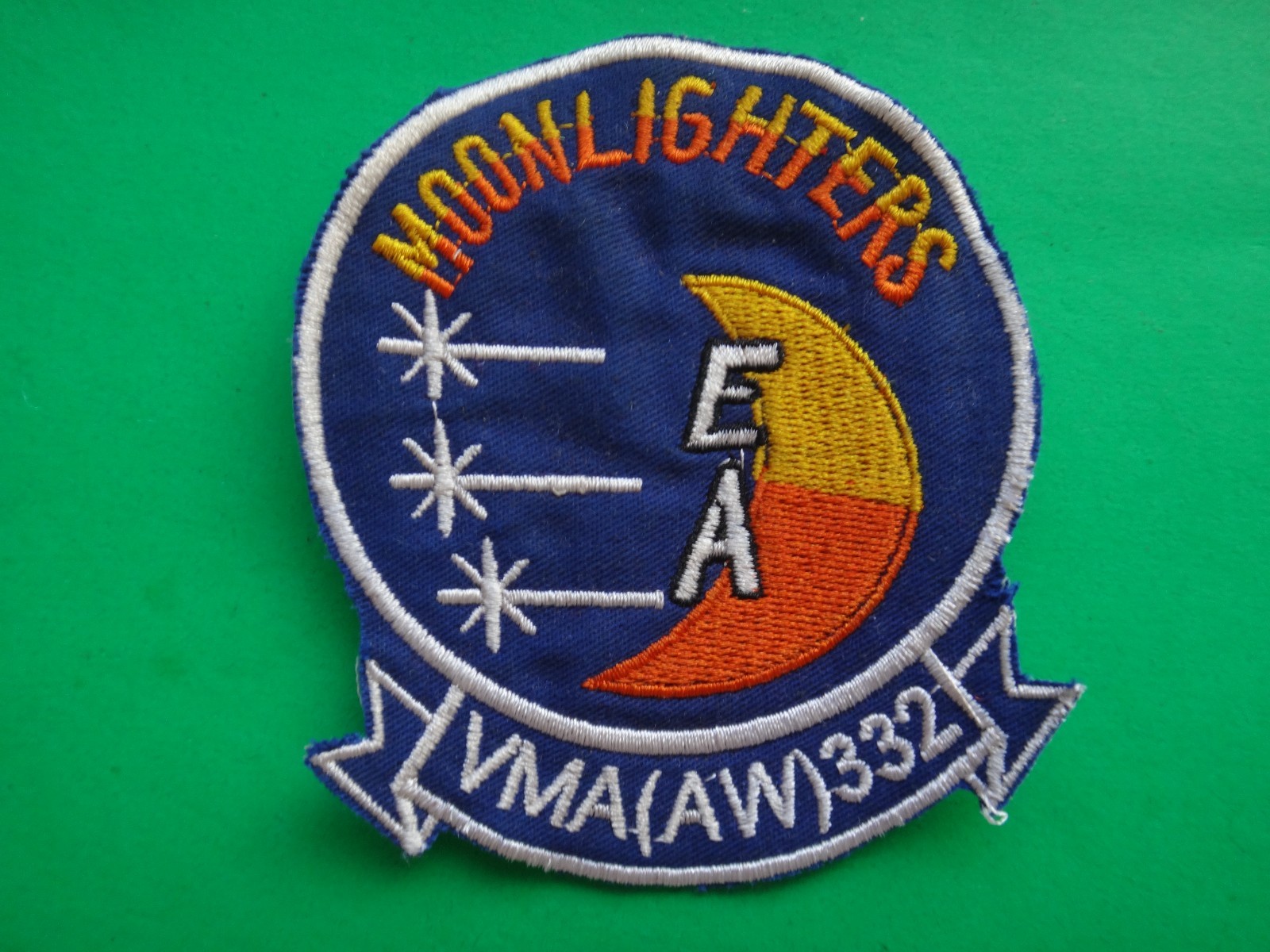 USMC Marine Fighter Attack Sq. VMA(AW)-332 Moonlighters Patch From Vietnam War